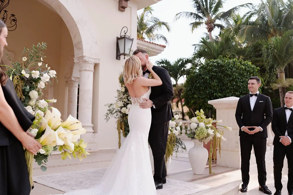 A Romantic Oceanfront Wedding at Villa la Joya in Playa del Carmen | Amanda &amp; Tanner