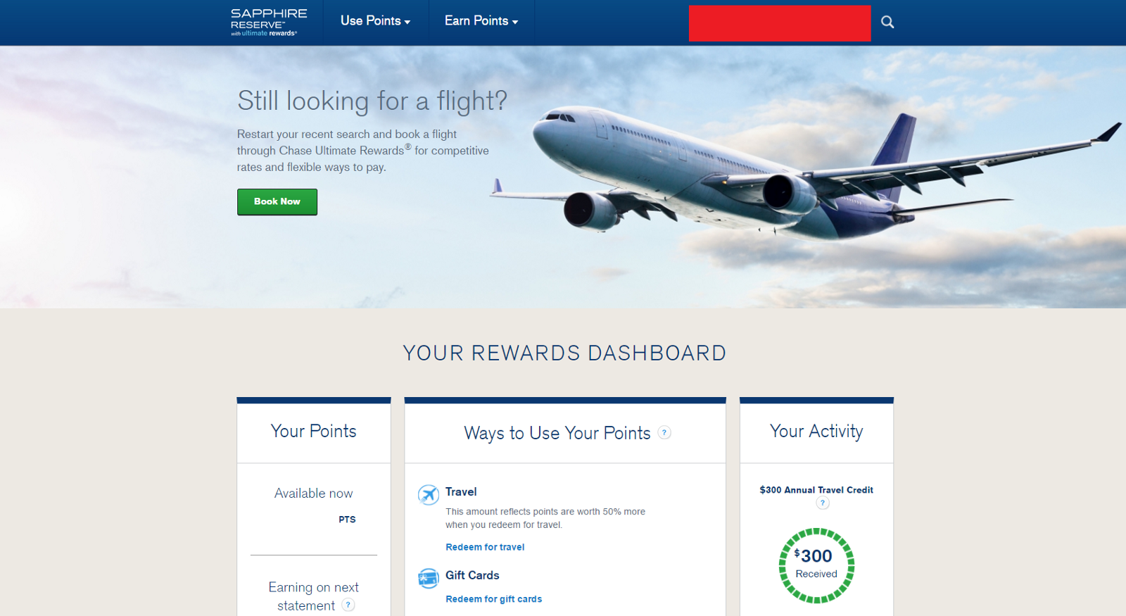 Chase Sapphire Reserve Travel Portal