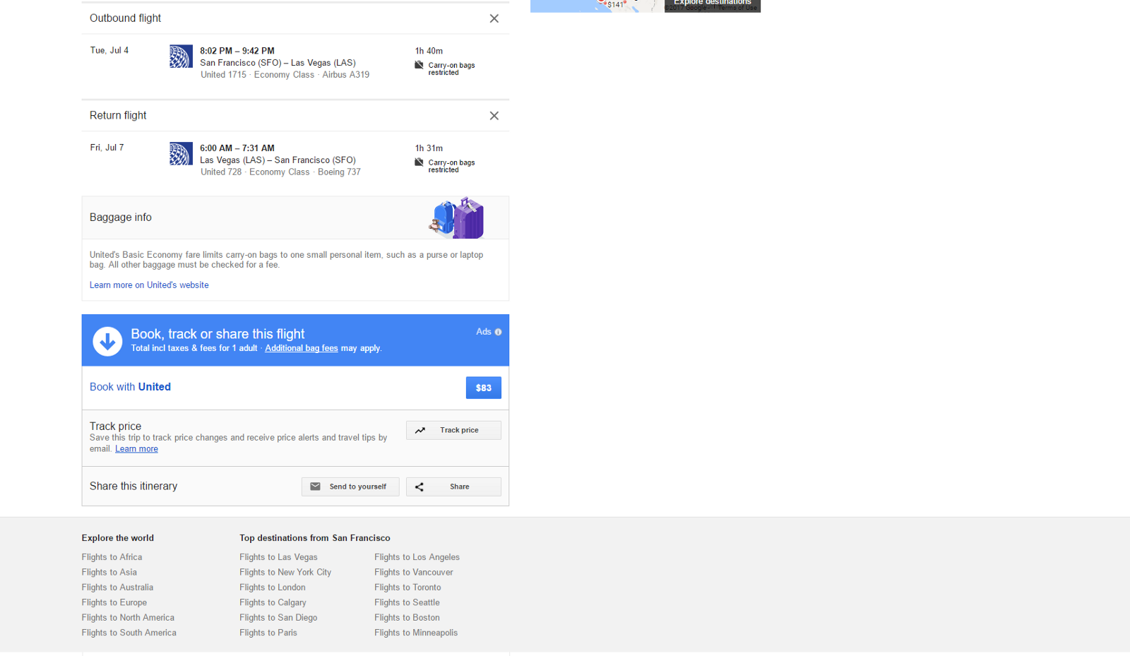 image via google flights