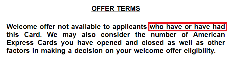 via amex terms of service
