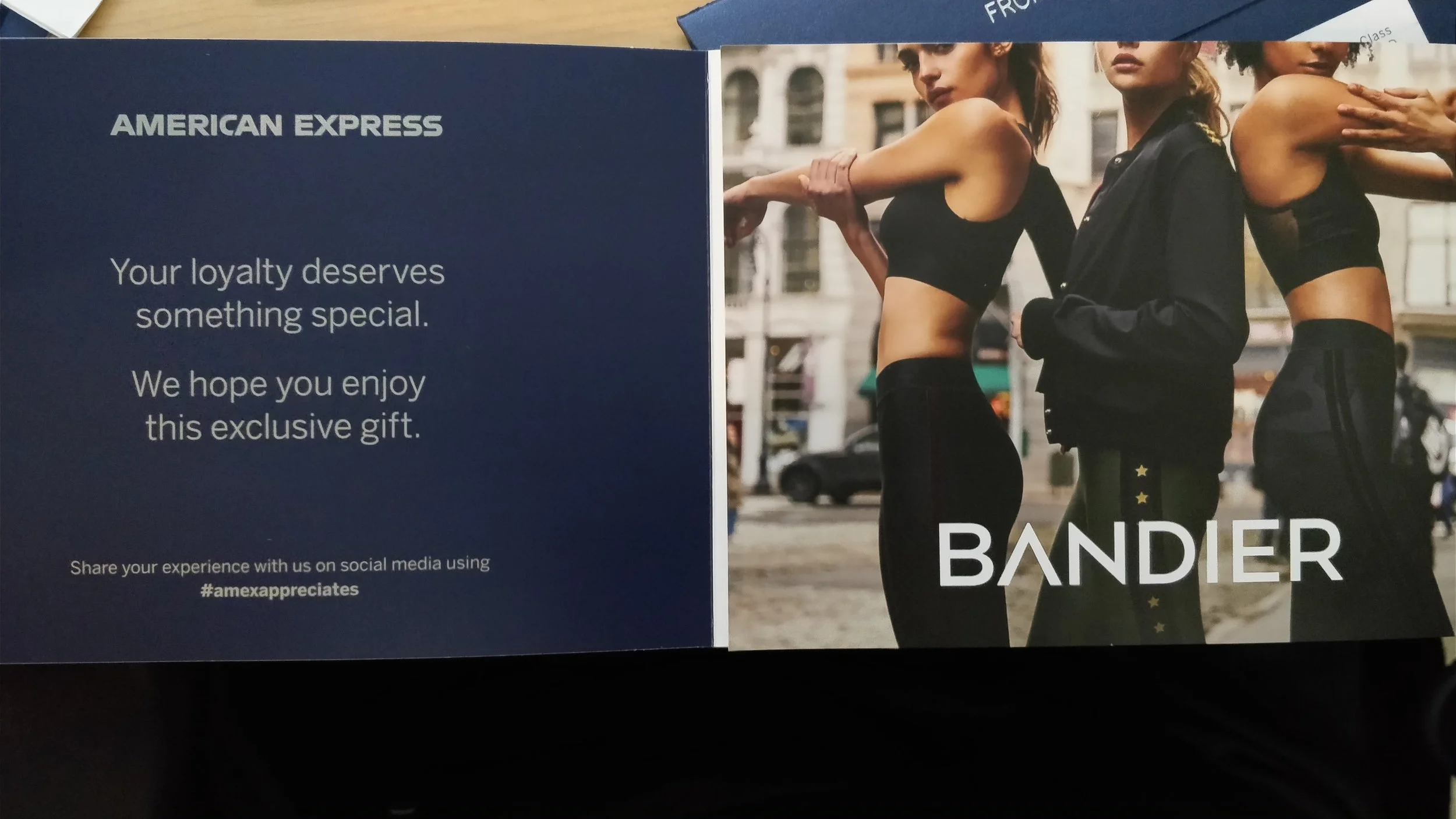 bandier x american express