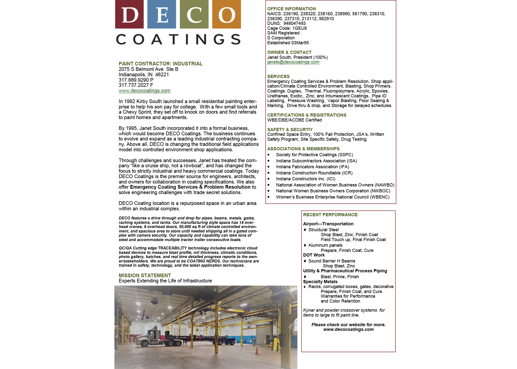 Specialty Industrial Paint Company | Deco Coating