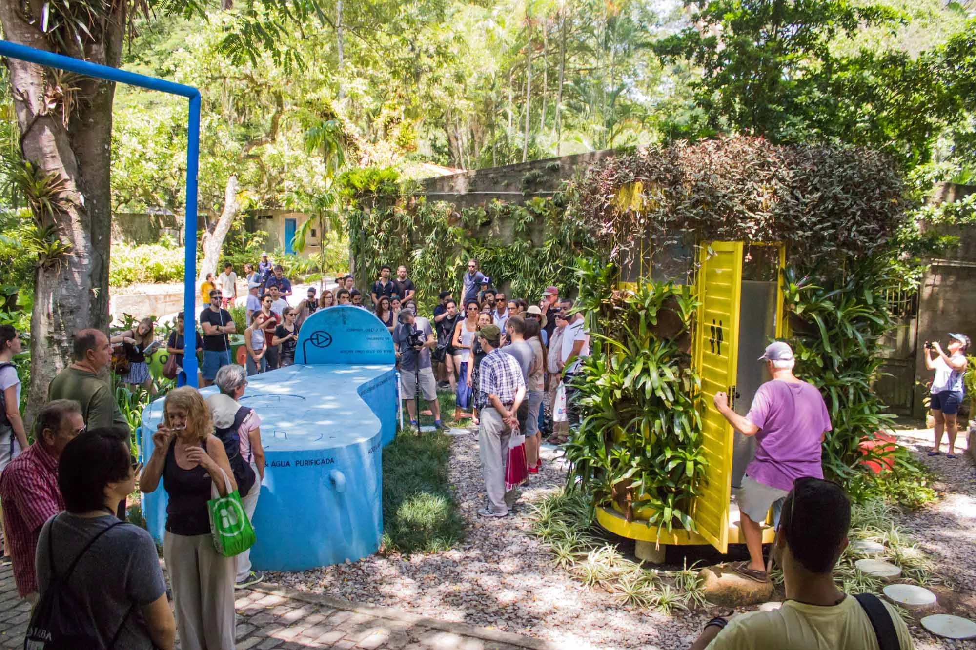 Municipality and Water Companies visit Sitio Burle Marx pilot