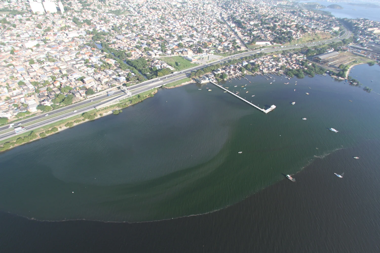 Approximately 20,000 litres of human waste flows in to the Guanabara Bay per second.
