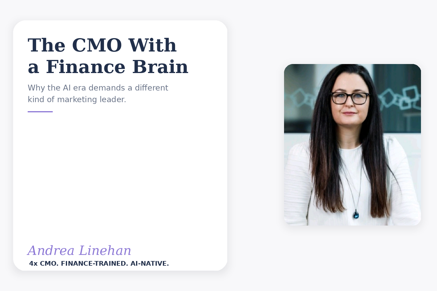 The CMO With a Finance Brain: Why the AI Era Demands a Different Kind of Marketing Leader