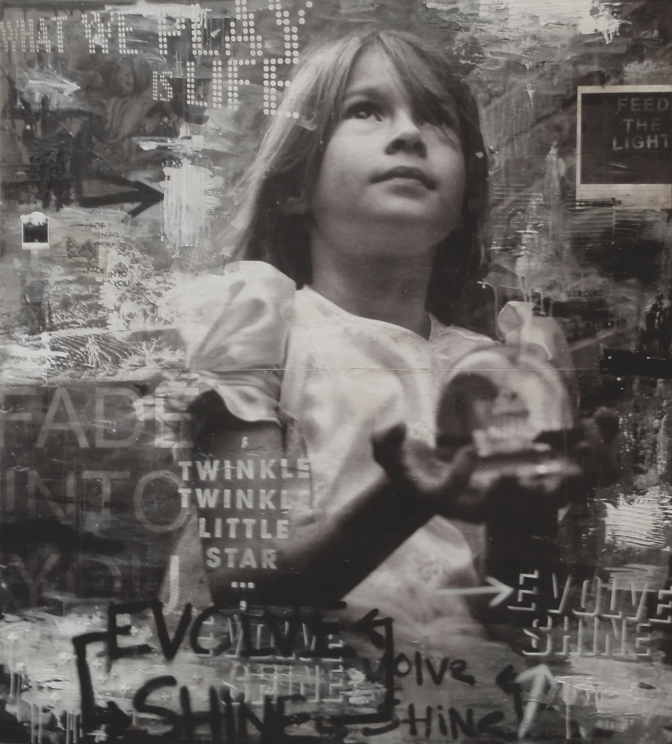 this one is a personal tribute to my mom mixed media on wood - 214/244 cm. part of the PLAYGROUND series