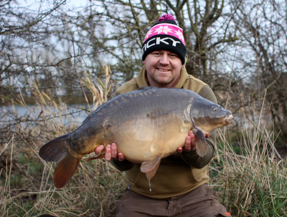 Lake boss Phil Sainty with a 20