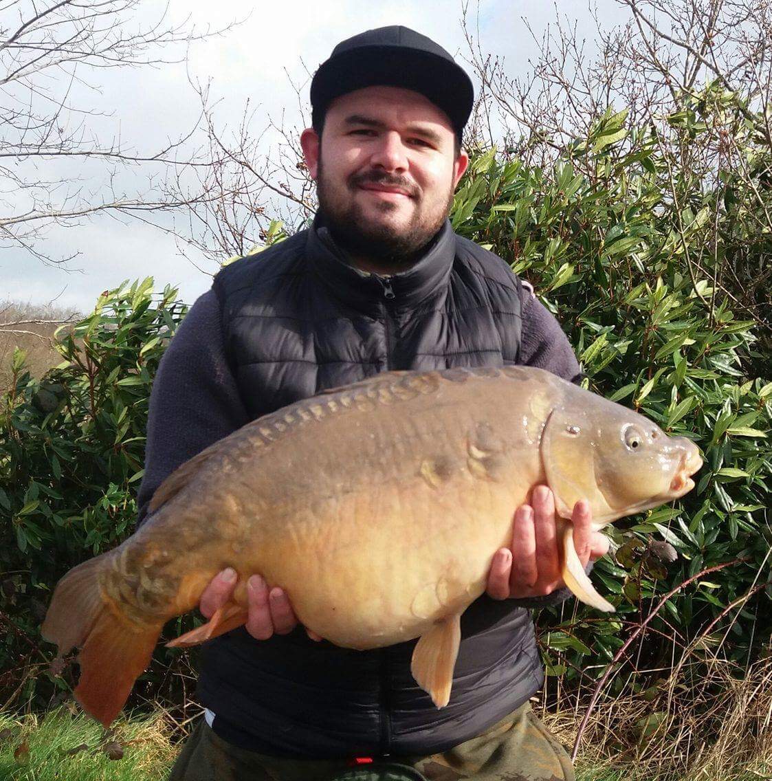 A new pb of 20lb 8oz for MJ Luscombe