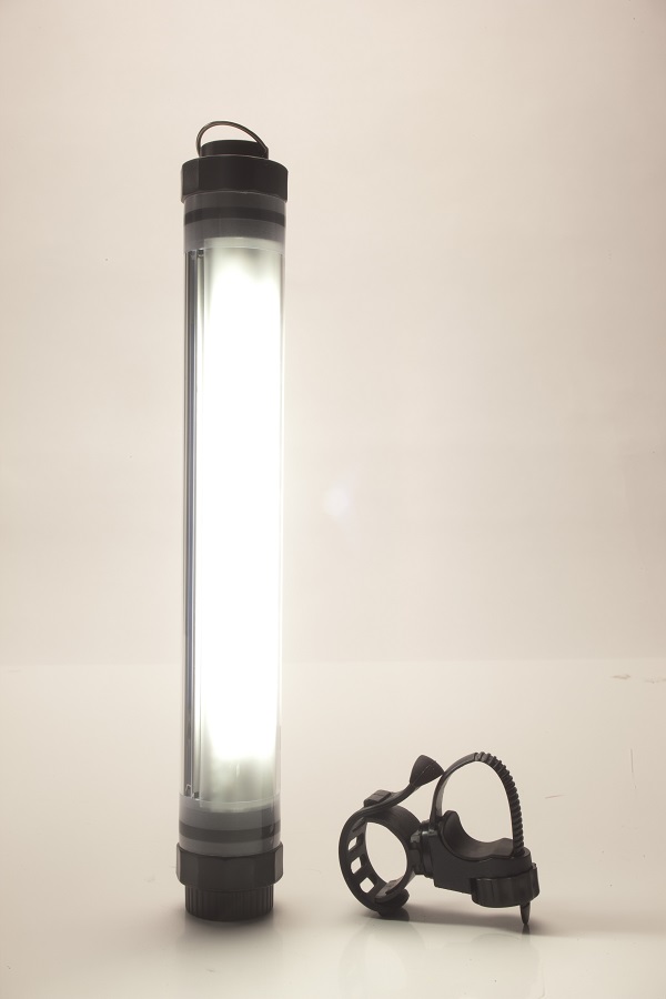 The standard white-light mode with bivvy/bankstick bracket