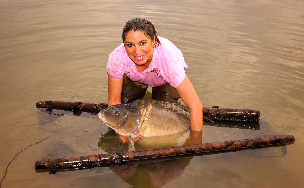 This fish was nearly twice as big as Arezue's previous best