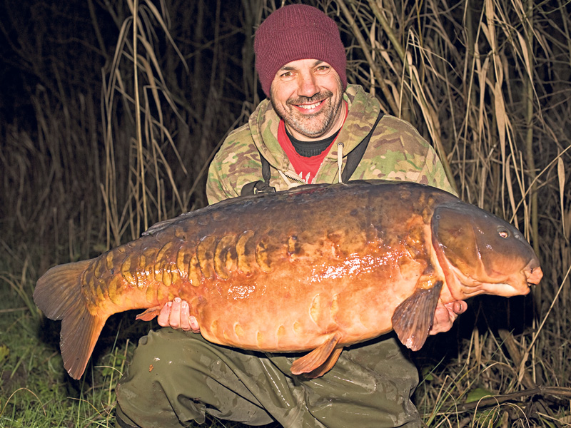 Dean Fletcher's British-record carp at 68lb 1oz