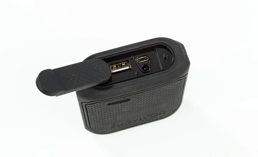 It has a standard USB charging port