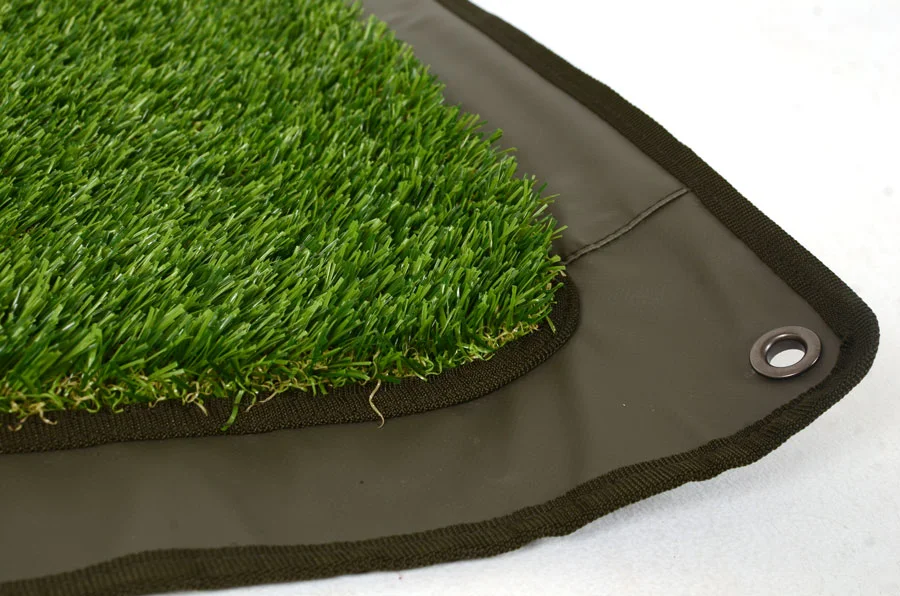 A waterproof base and a fake-grass top