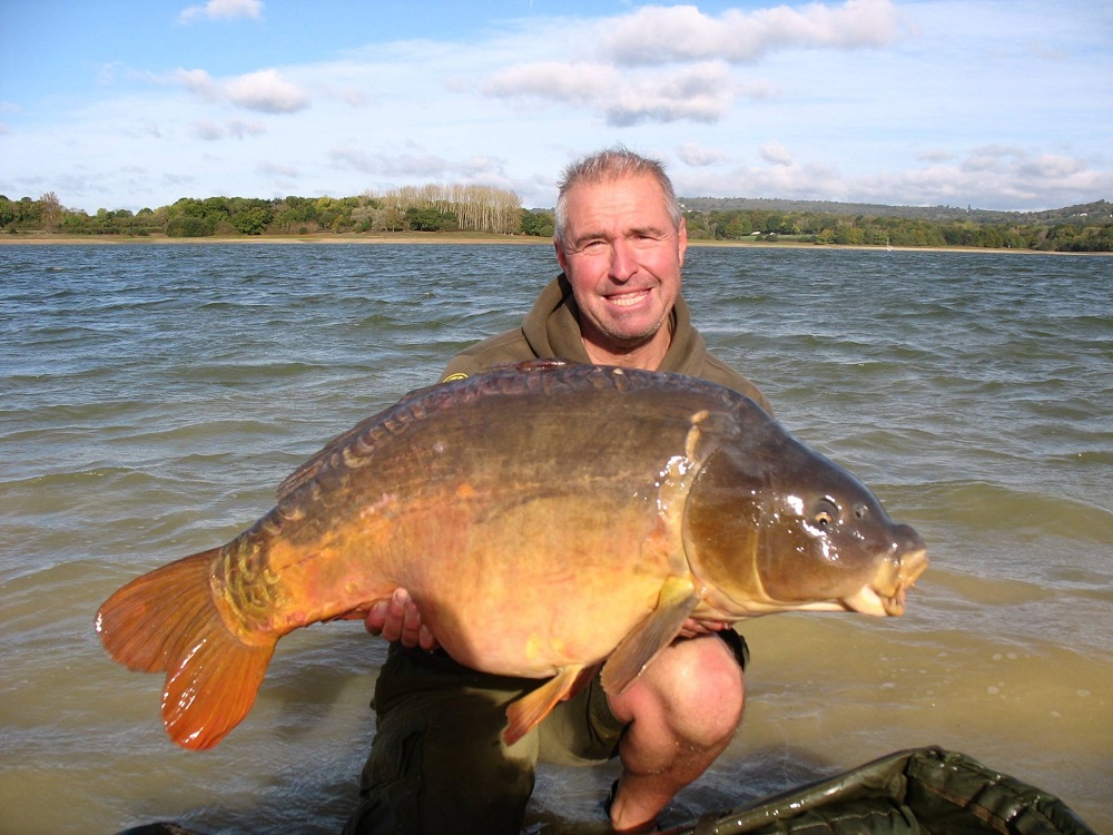 The fish took a 28mm boilie on a size 2 hook