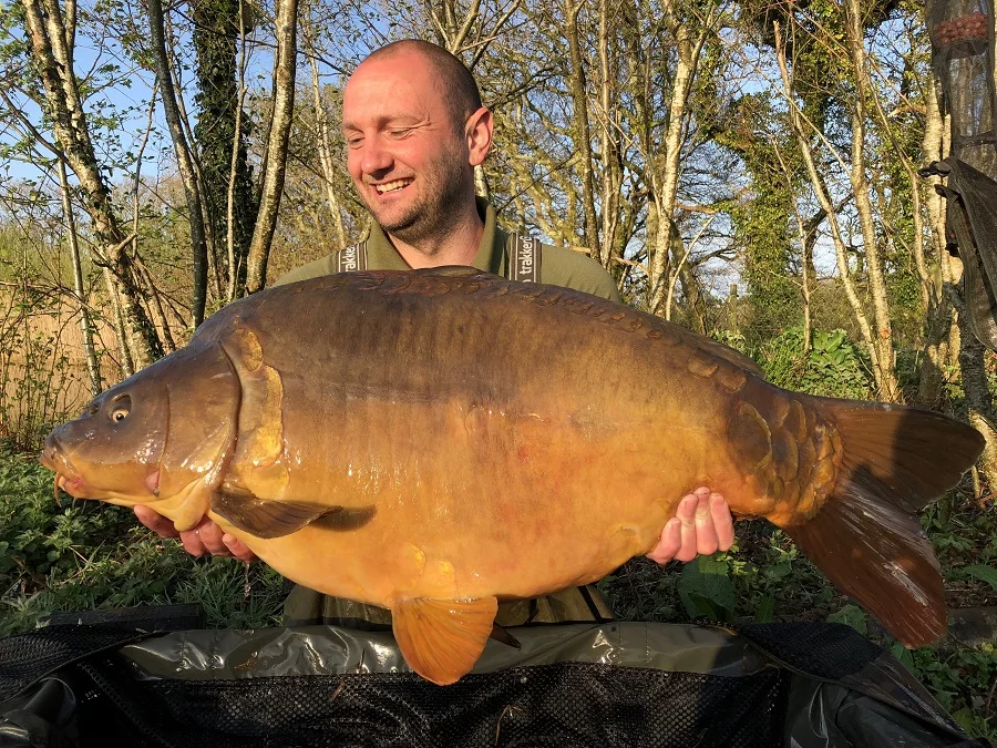 37lb 10oz of pb mirror for Andrew