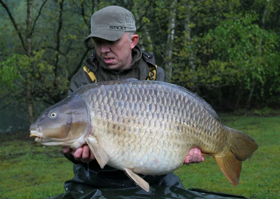 Carl estimated it to be more than a foot wide
