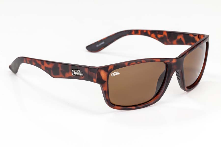 Fox Chunk Eyewear Khaki Fishing Polarised Sunglasses Grey Lenses 