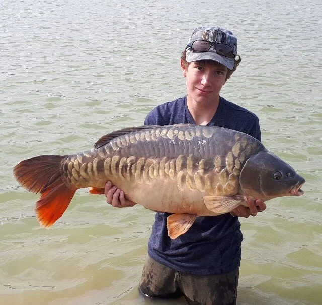 This scaly mirror gave Fred a new pb at 31lb 4oz
