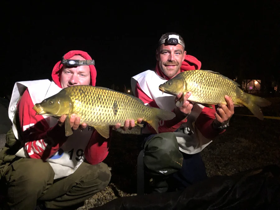 Wayne and Ryan landed the most fish for England