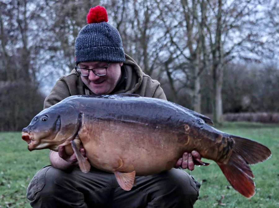 The action was rounded off by this 35lb 6oz mirror
