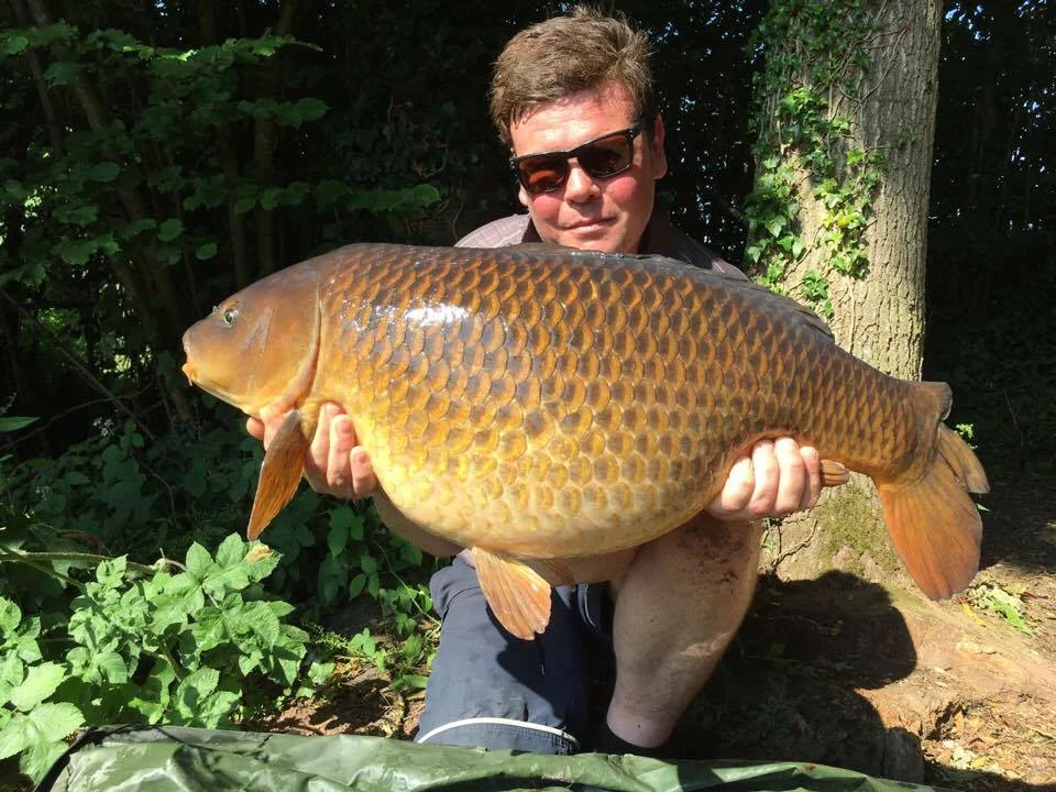 This 30lb 14oz common was caught from Redmire in 2017 by Gregory Payne