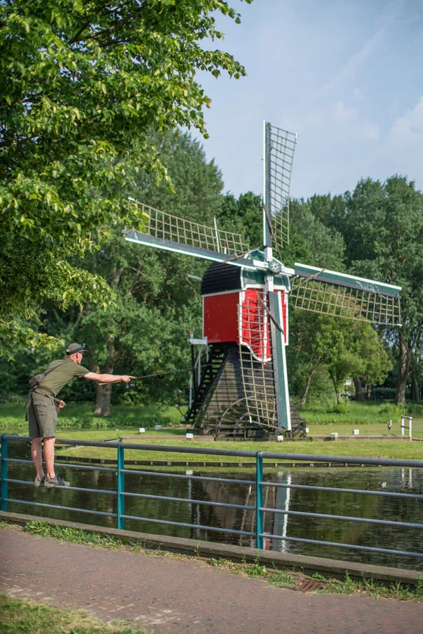 Alan worked hard in the Dutch heat