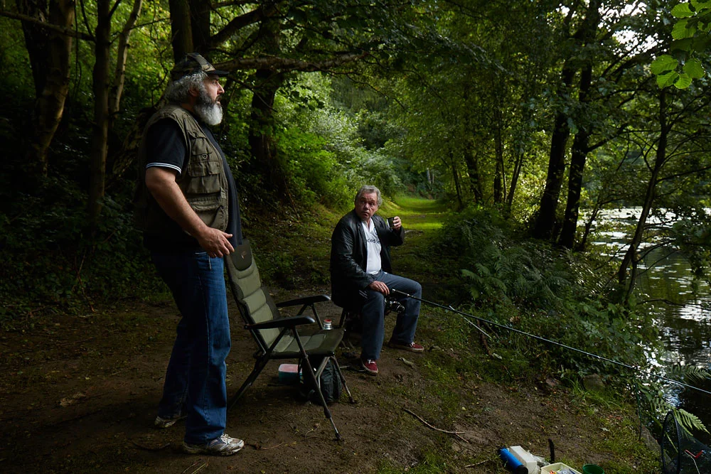 The monster carp, Nessie, is glimpsed early in the film