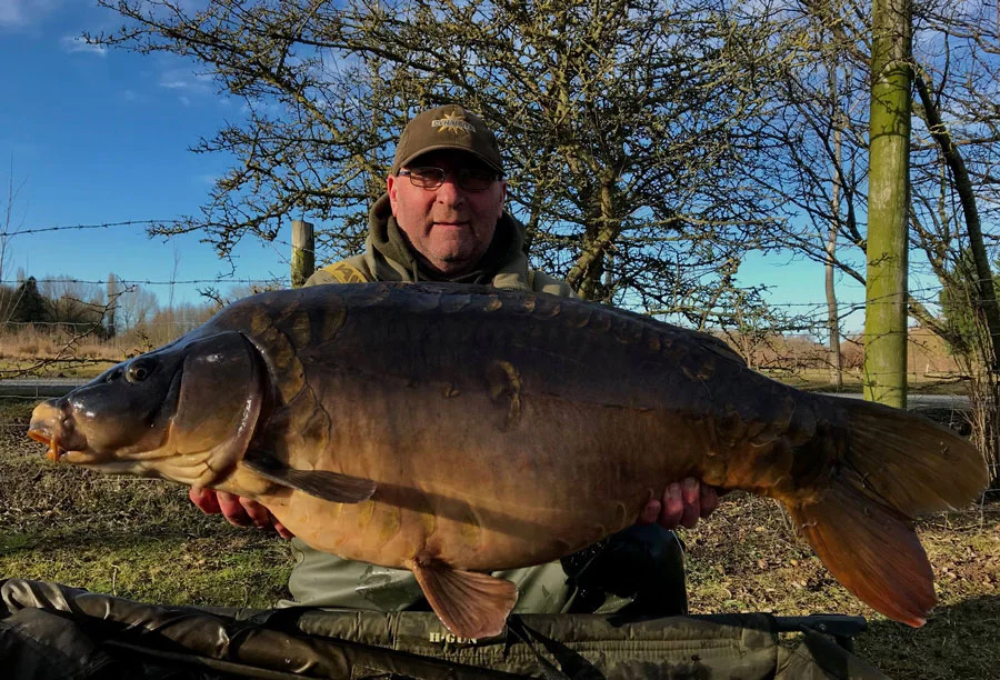 Trev fished at 17 wraps from the Fence Swim