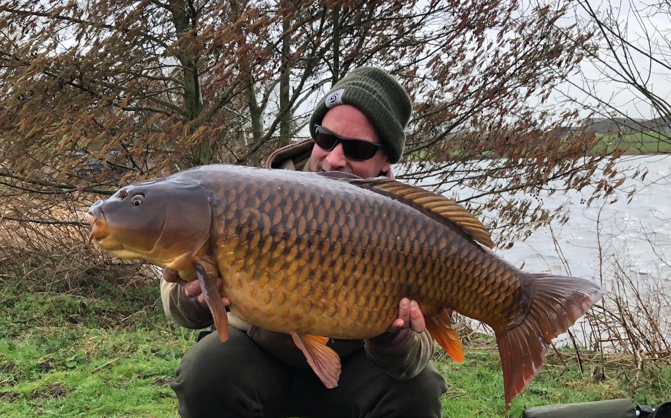 Bobby had this 34lb common from the same swim the week before…