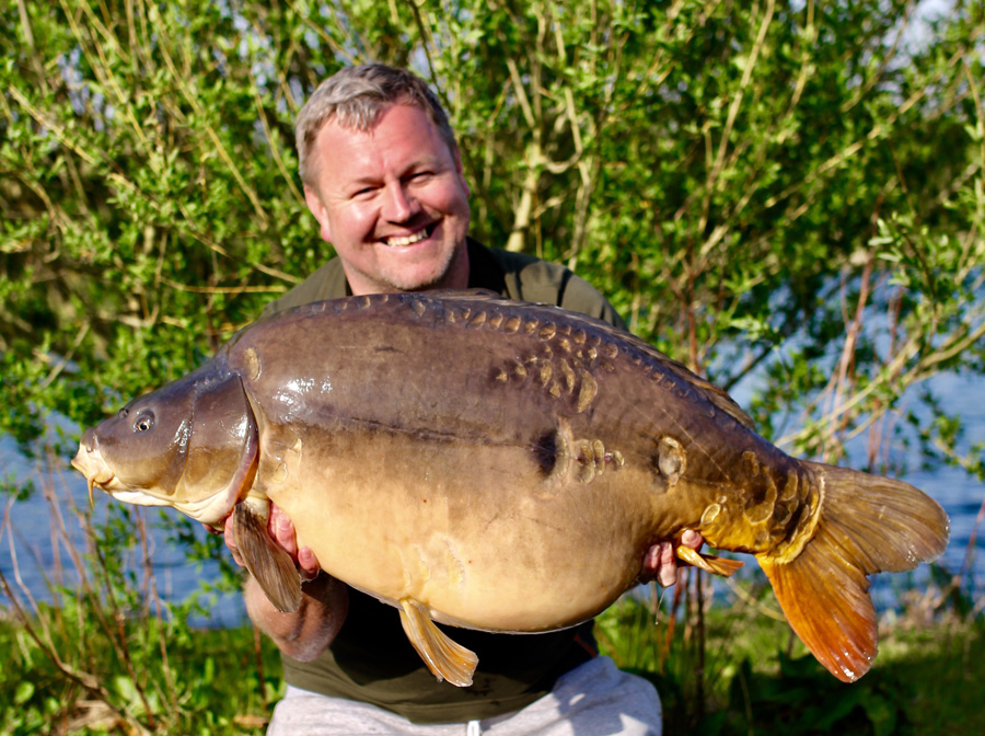 Phil was all smiles after Chilly netted his new pb