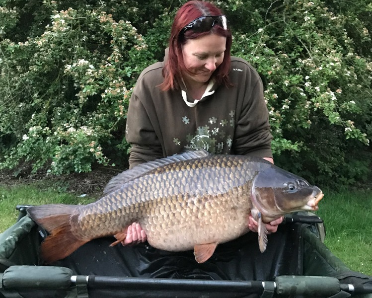 Sarah raked a spot to lure this cracker