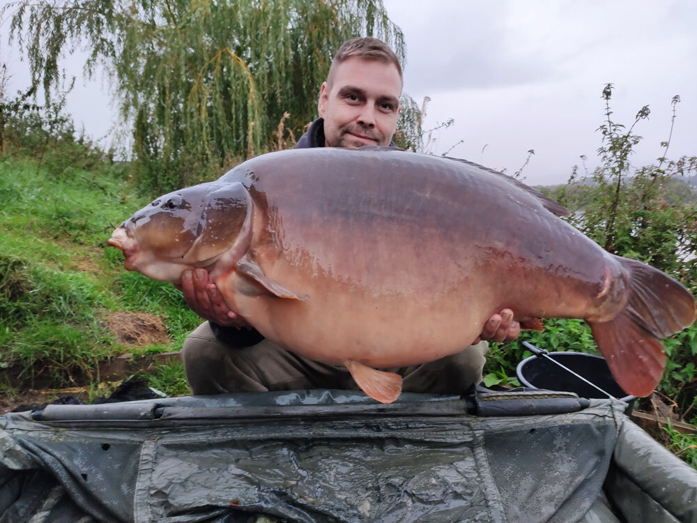 The fish went 45lb exactly
