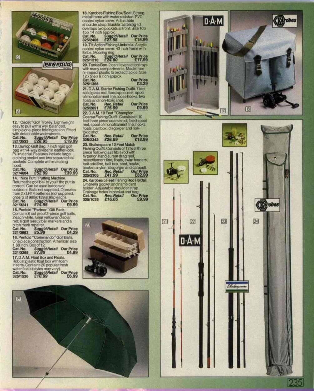 We had to share a page with golf back in 1988/9!