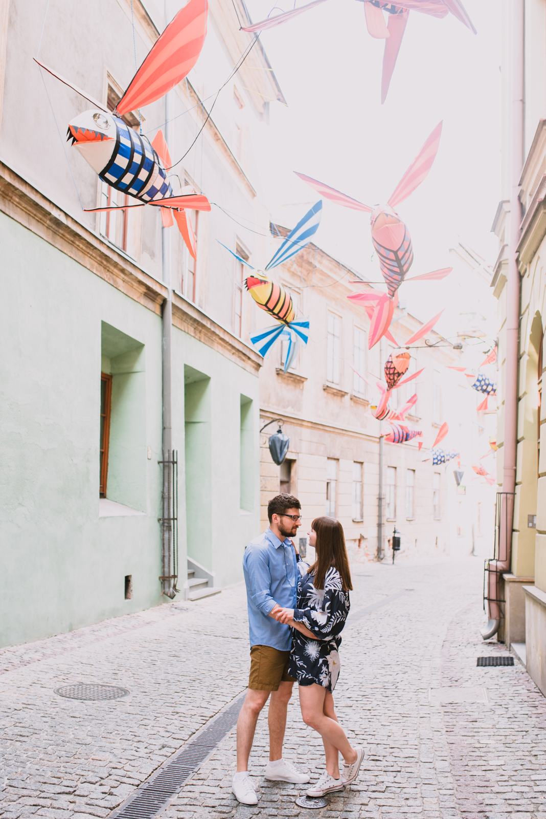 engagement shoot in Lublin Poland, summer engagement shoot in the city, old town engagement photos taken by Hello, Sugar Destination Wedding Photography-2.jpg