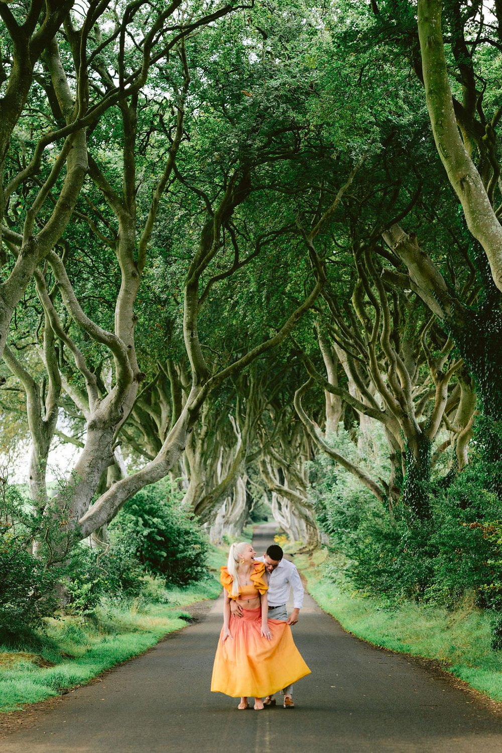 Northern Ireland photographer, dark hedges photoshoot, elopement wedding Northern Ireland, couple's photography Ireland, engagement photos Ireland cliffs (11).jpg