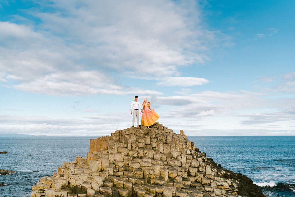 Northern Ireland photographer, dark hedges photoshoot, elopement wedding Northern Ireland, couple's photography Ireland, engagement photos Ireland cliffs (19).jpg