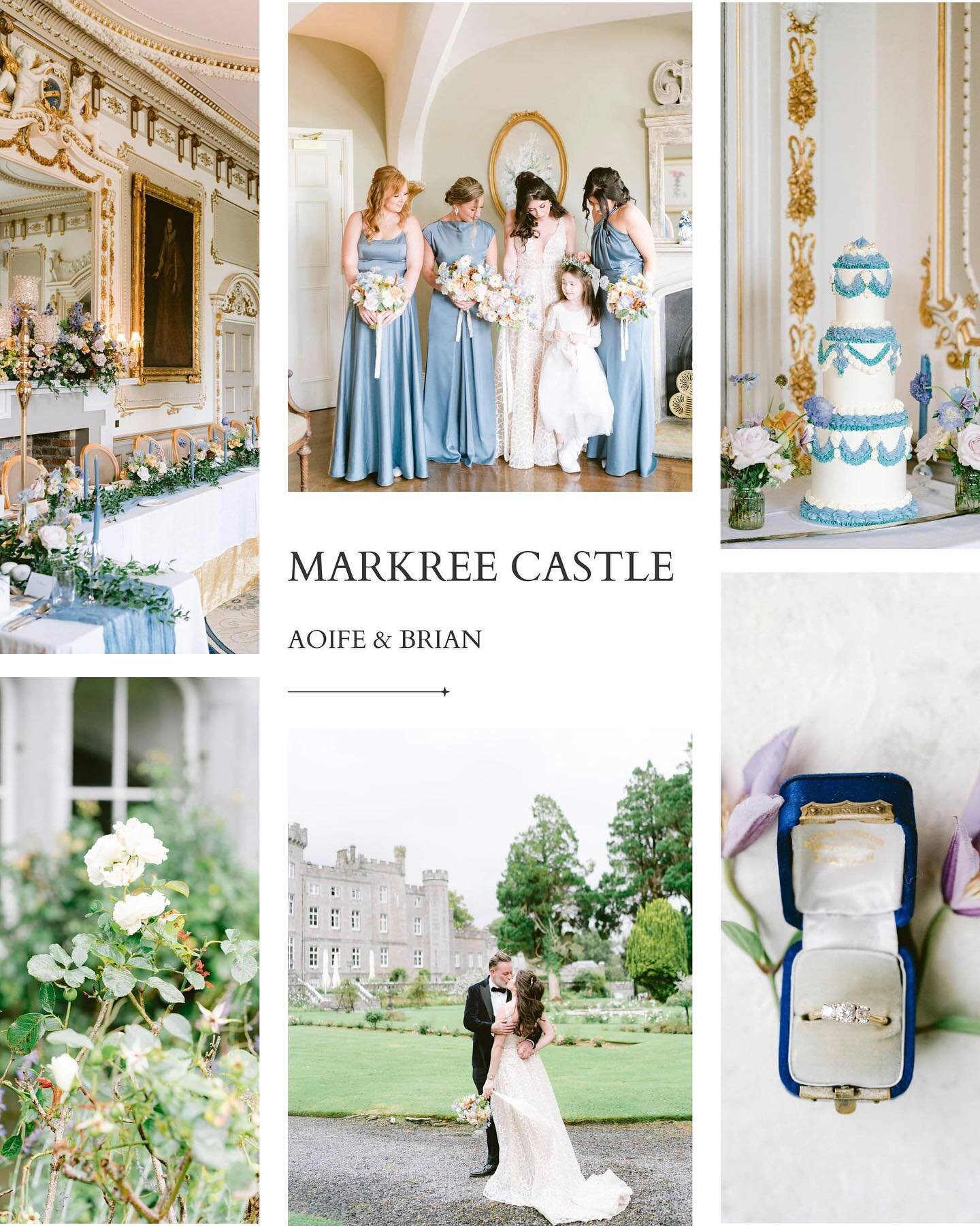 Aoife &amp; Brian got married at the magical Markree Castle, Co. Sligo and we were all treated to a wedding that will be remembered for a lifetime✨ 

The whole day took place at the castle, which meant guests could enjoy the beautiful grounds and rel