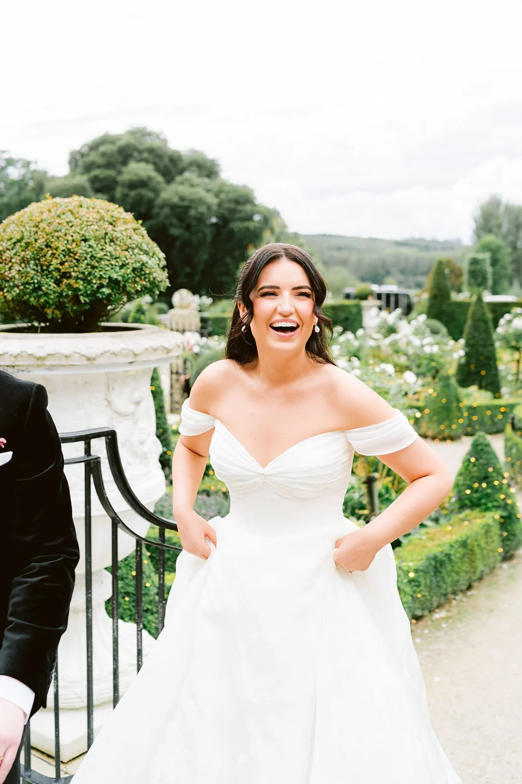 cabra-castle-wedding-photographer-bride-groom, cabra-castle-grounds-couple-photos, cabra castle gardens.jpg