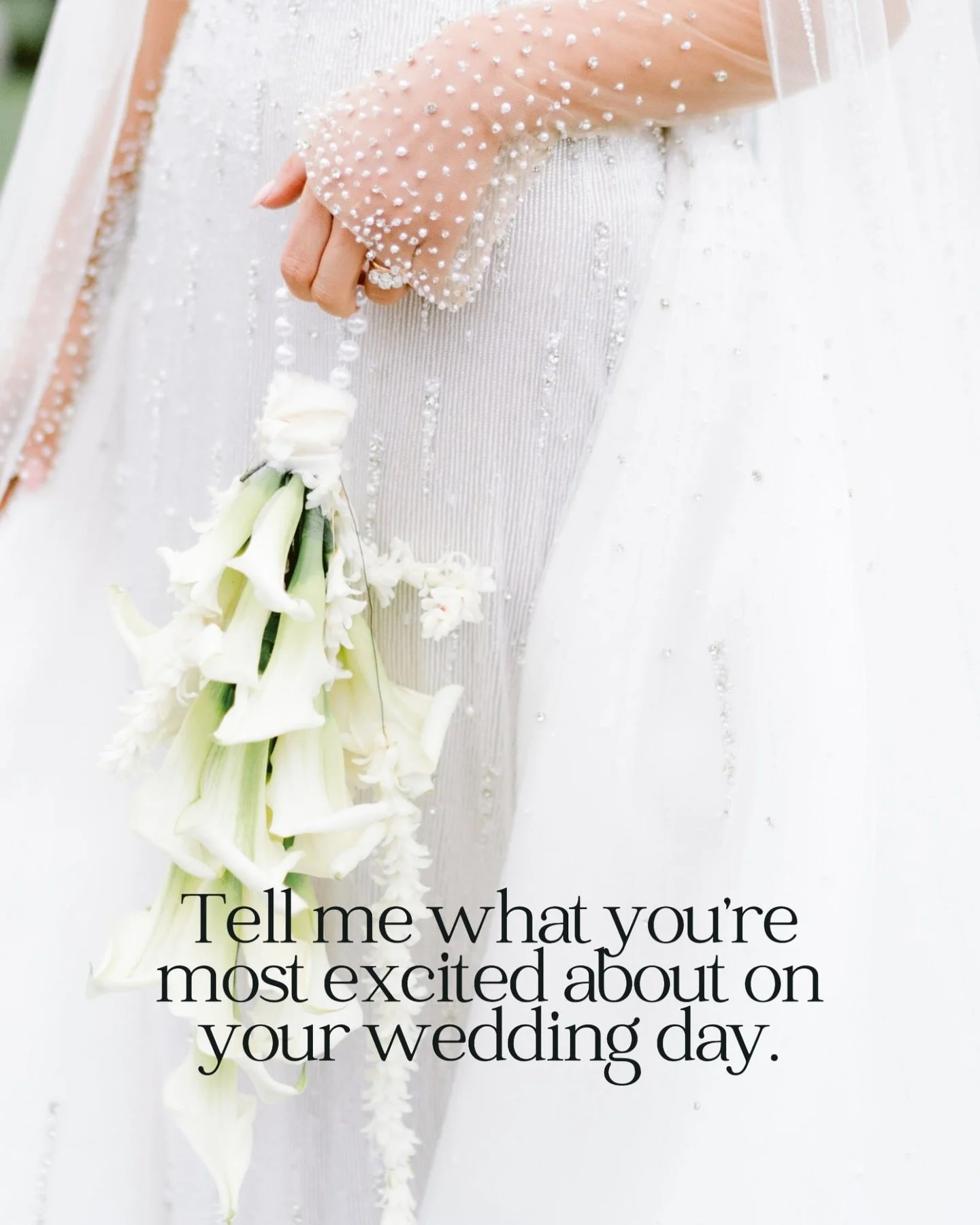 When couples enquire, I always ask what they&rsquo;re most excited about and the answers are almost never about details.

It&rsquo;s the people, the feeling. The excitement and the moments that pass too quickly.

This is why my approach balances calm