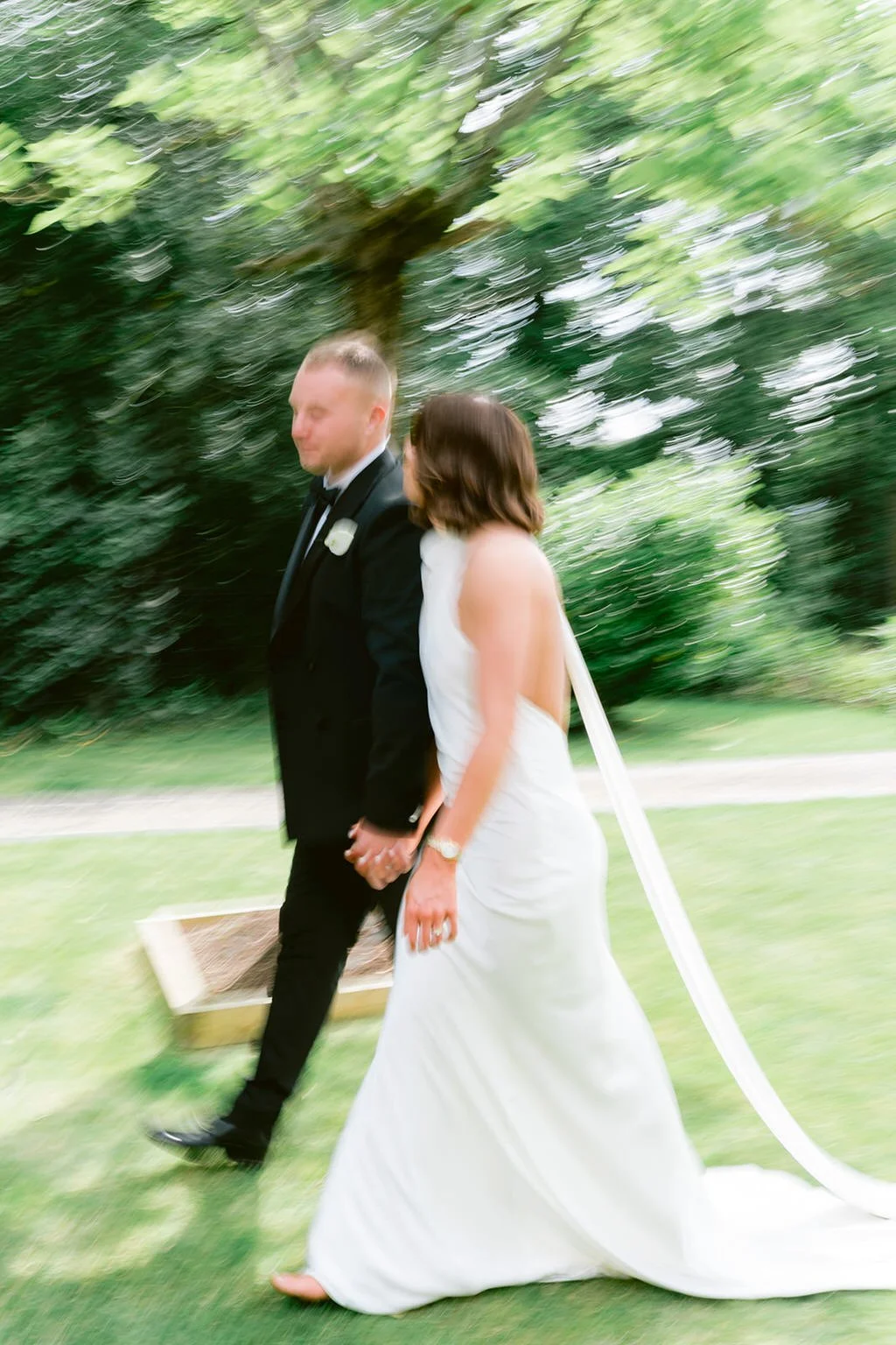 The Rabbit Hotel wedding day, NI wedding venue, exclusive wedding venue Northern Ireland (92) outdoor space and gardens, outdoor couples portraits at the Rabbit hotel, The Loft bride and groom.jpg