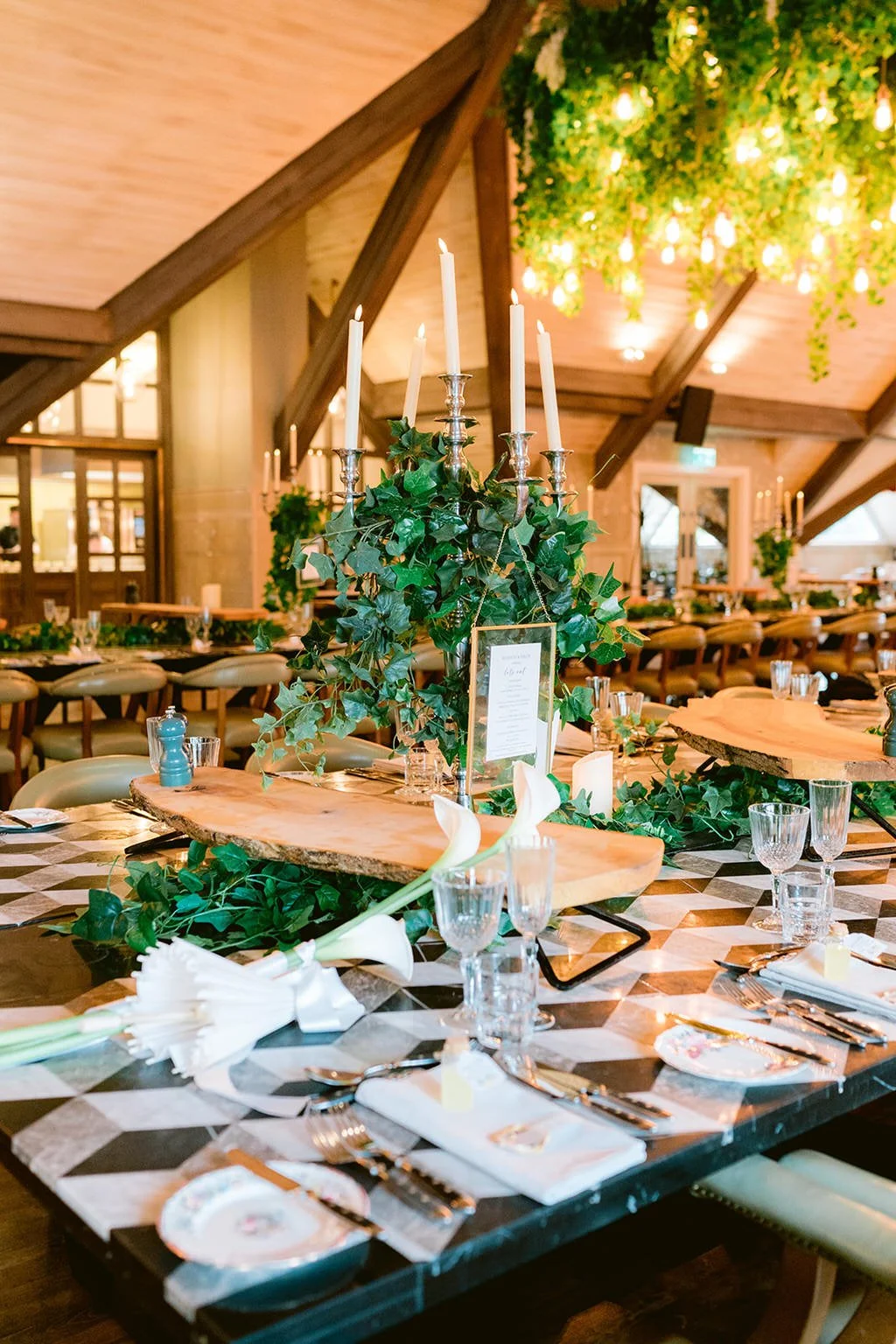 The Rabbit Hotel wedding day, NI wedding venue, exclusive wedding venue Northern Ireland (100) The Loft indoor dining space and decor.jpg