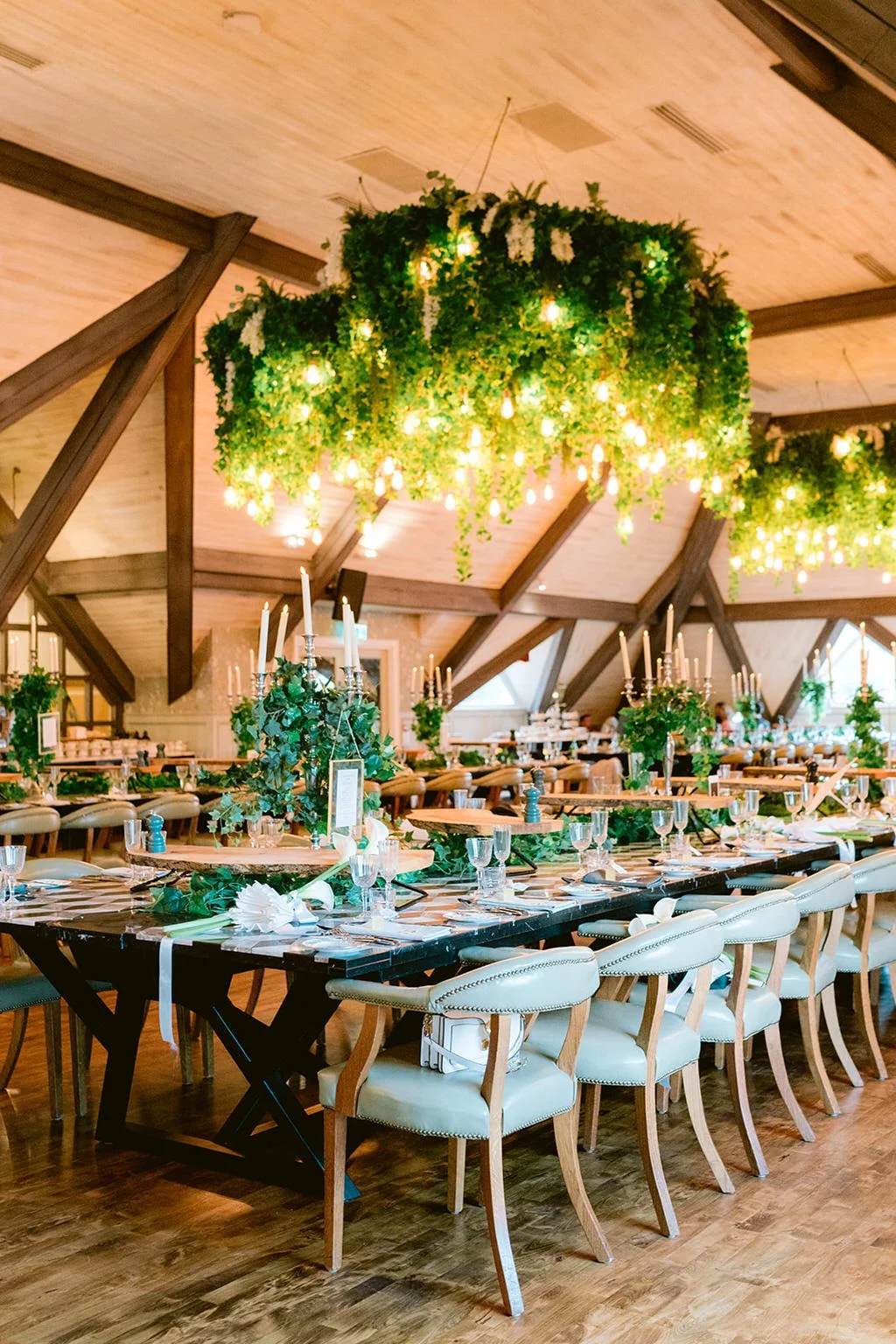 The Rabbit Hotel wedding day, NI wedding venue, exclusive wedding venue Northern Ireland (101) The Loft indoor dining space and decor.jpg