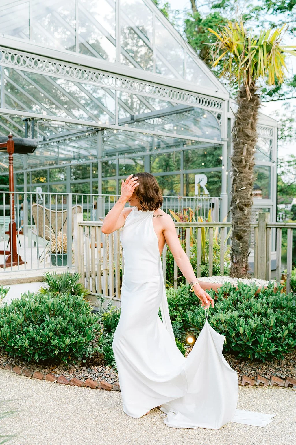 The Rabbit Hotel wedding day, NI wedding venue, exclusive wedding venue Northern Ireland (117) The Loft outdoor sunset portraits bride and groom.jpg