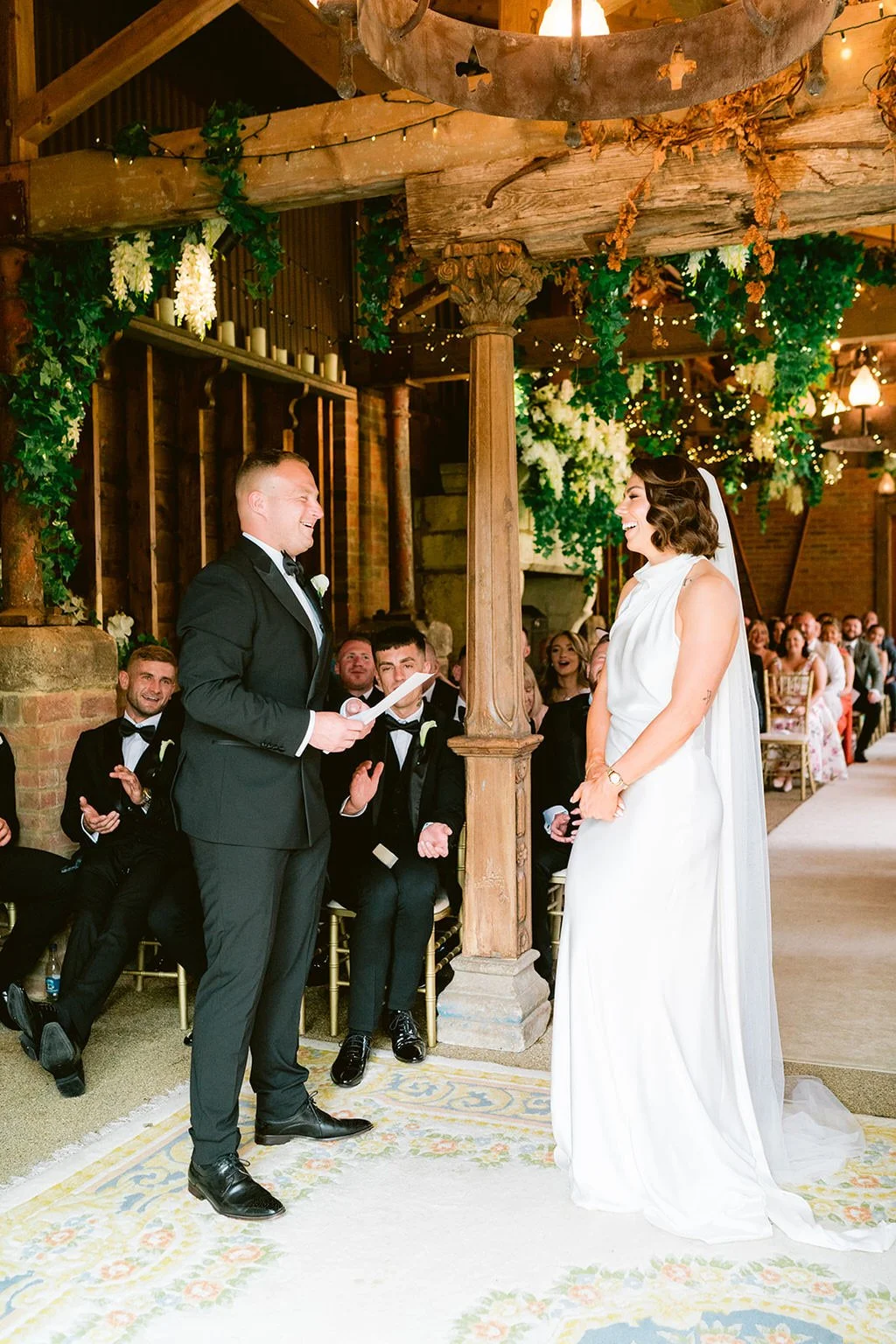 The Rabbit Hotel wedding day, NI wedding venue, exclusive wedding venue Northern Ireland (36) ceremony room, the boat house ceremony at the Rabbit Hotel.jpg