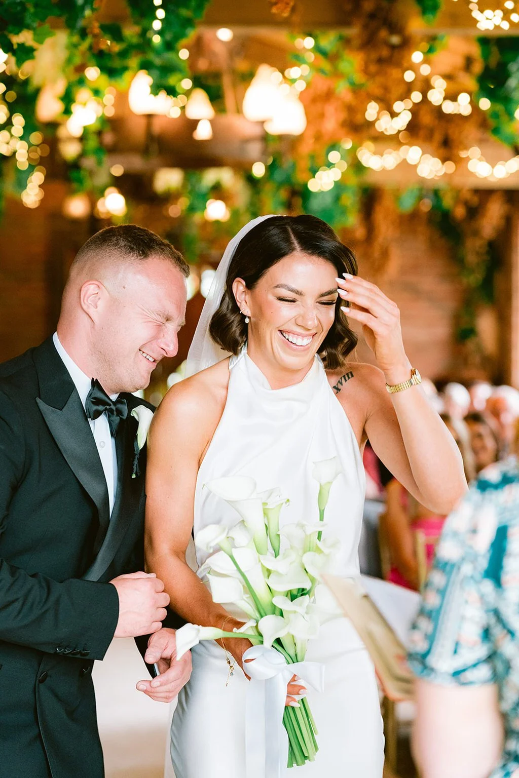 The Rabbit Hotel wedding day, NI wedding venue, exclusive wedding venue Northern Ireland (32) ceremony room, the boat house ceremony at the Rabbit Hotel.jpg