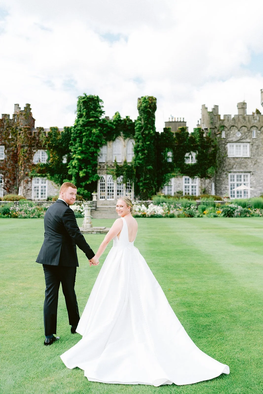 Luttrellstown Castle wedding, Dublin wedding venue, bride and groom portraits at Luttrellstown Castle (9).jpg
