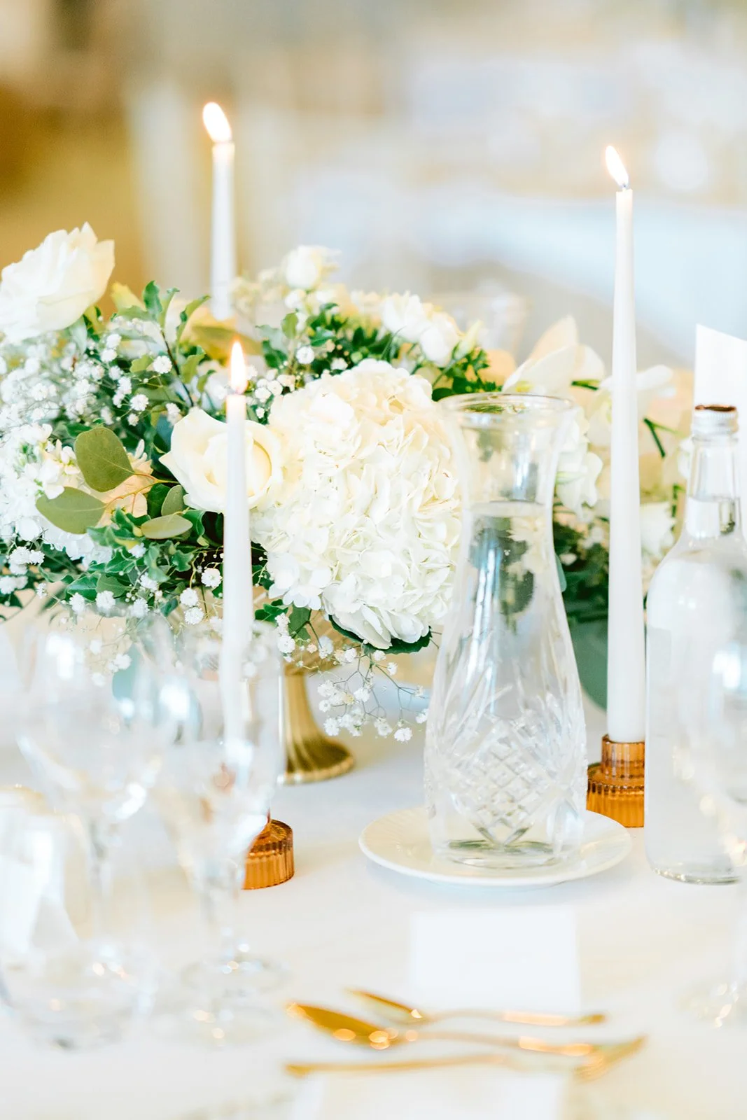 Wedding reception details at The K Club Ireland, floral centrepieces and timeless luxury wedding styling (9).jpg