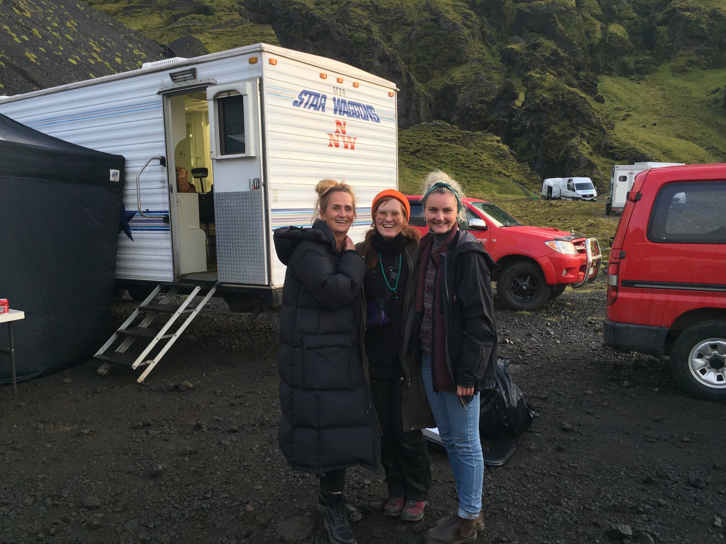 Key makeup team with Kristín and Harpa