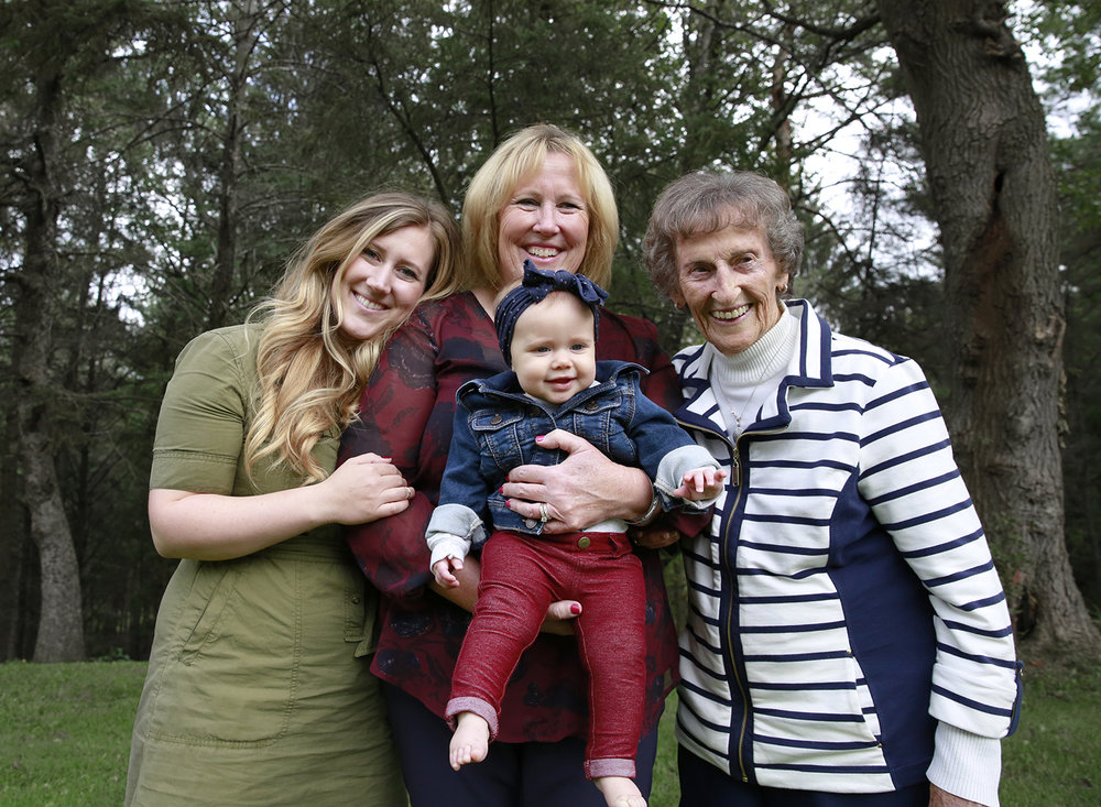 four generations family photo session