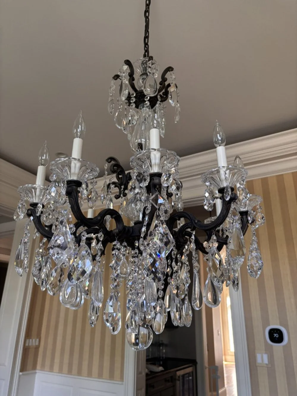 La Scala 10 Light Etruscan Gold Chandelier - Schonbek (7).jpeg